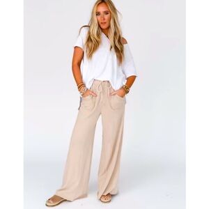Three Bird Nest Relaxing Robin wide legs pants